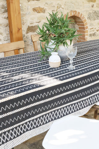 Cotton Knitted Lace Colorful Patterned Tablecloth