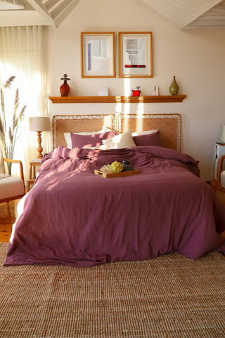 Soft Muslin Cotton Plain Color Duvet Cover