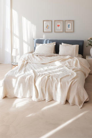 4 Layer Muslin Soft Cotton Bedspread