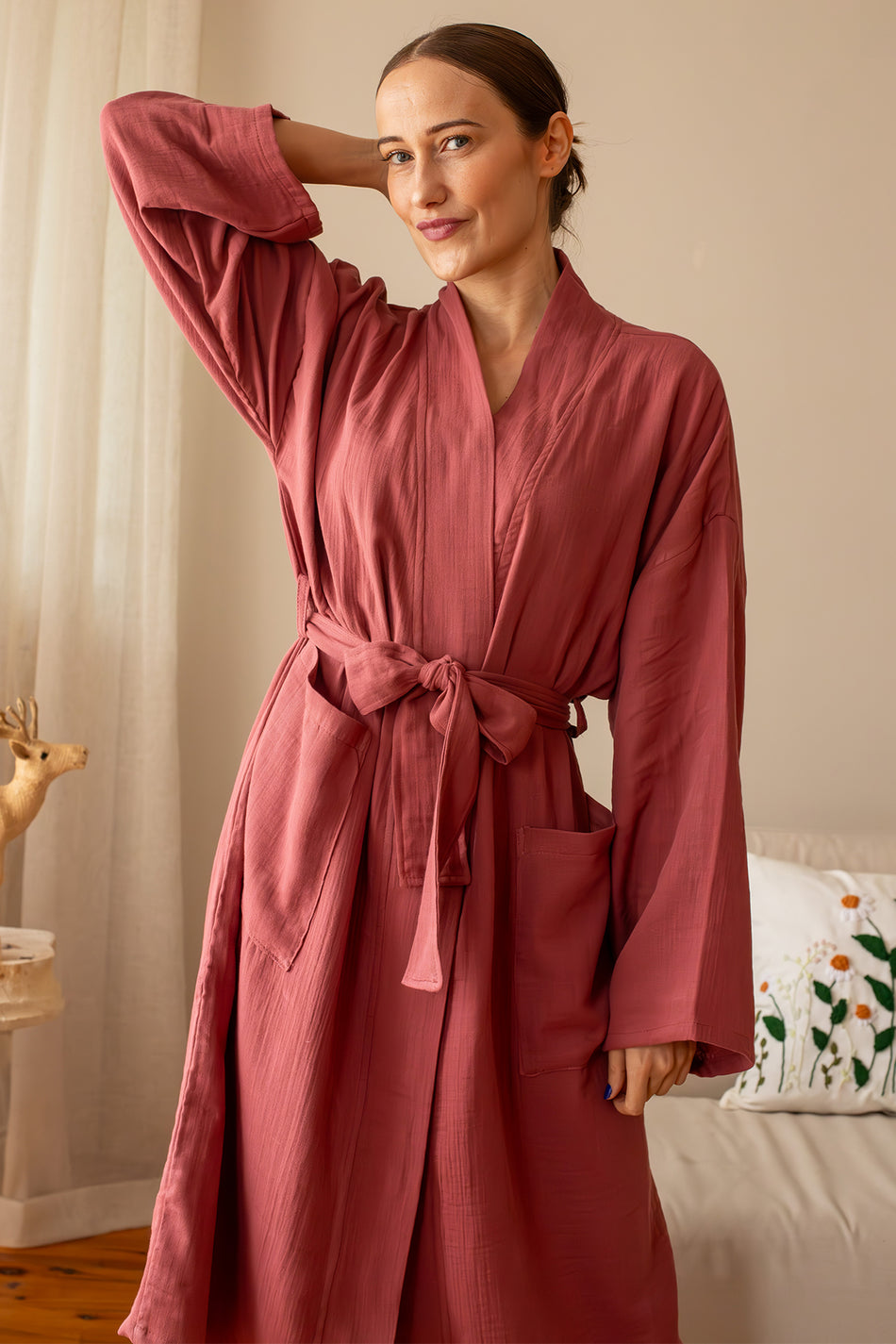 Muslin Bathrobe & Robes – Vivamaison