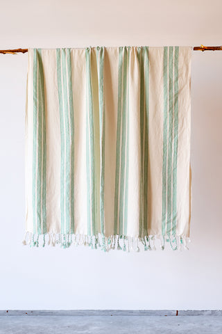 Elegant Turkish Cotton Striped Peshtemal Towel