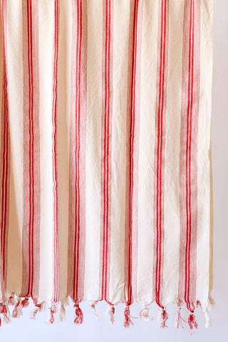 Elegant Turkish Cotton Striped Peshtemal Towel