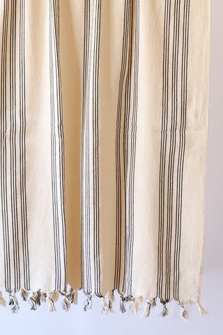 Elegant Turkish Cotton Striped Peshtemal Towel