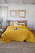 Crinkle Muslin Turkish Cotton Duvet Cover - OEKO-TEX