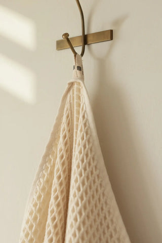 Handwoven Turkish cotton waffle weave towel set, all 11 colors group lifestyle. Denizli, OEKO-TEX. Vivamaison.