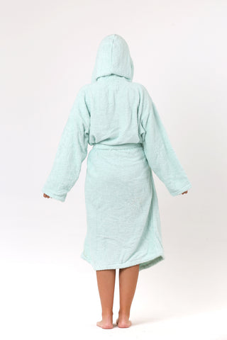 Natural Turkish Cotton Soft Terry Bathrobe