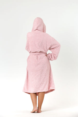 Natural Turkish Cotton Soft Terry Bathrobe