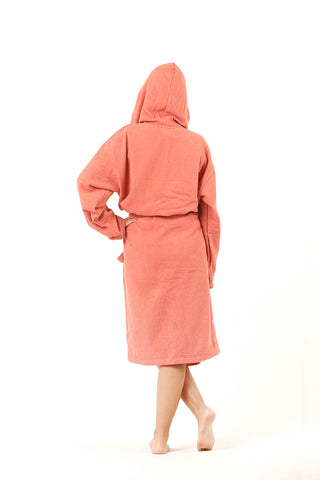 Natural Turkish Cotton Soft Terry Bathrobe