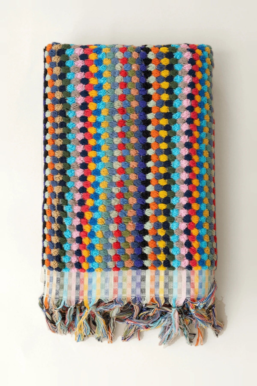 Turkish Cotton Mosaic Towel - Bath & Hand Set | OEKO-TEX - Rainbow