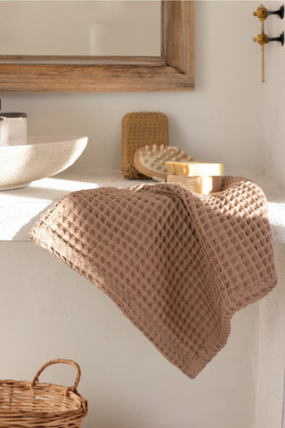 Waffle Weave Colorful Soft Cotton Towel Set