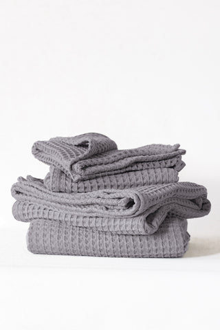 Waffle Weave Colorful Soft Cotton Towel Set