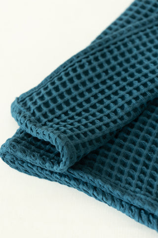 Waffle Weave Colorful Soft Cotton Towel Set