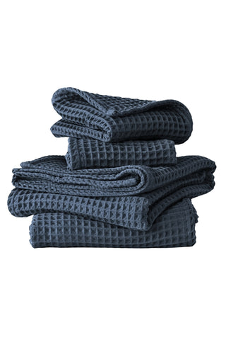 Waffle Weave Colorful Soft Cotton Towel Set