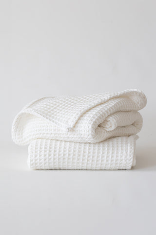 Waffle Weave Colorful Soft Cotton Towel Set