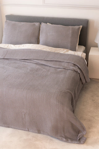 Waffle Weave Natural Cotton Soft Bedspread